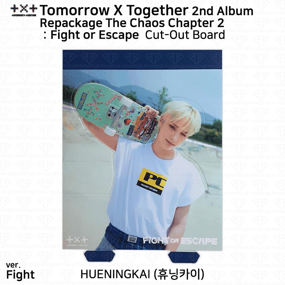 

TXT 2-й альбом в переиздании. Фотокарточка «Хаос. Глава 2. Борьба или бегство» Открытка Hueningkai - COB (F ver.)