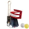25-Ball Capacity Golf Ball Launcher Set Foot Pedal Control Golf Ball Dispenser  Golf Simulator