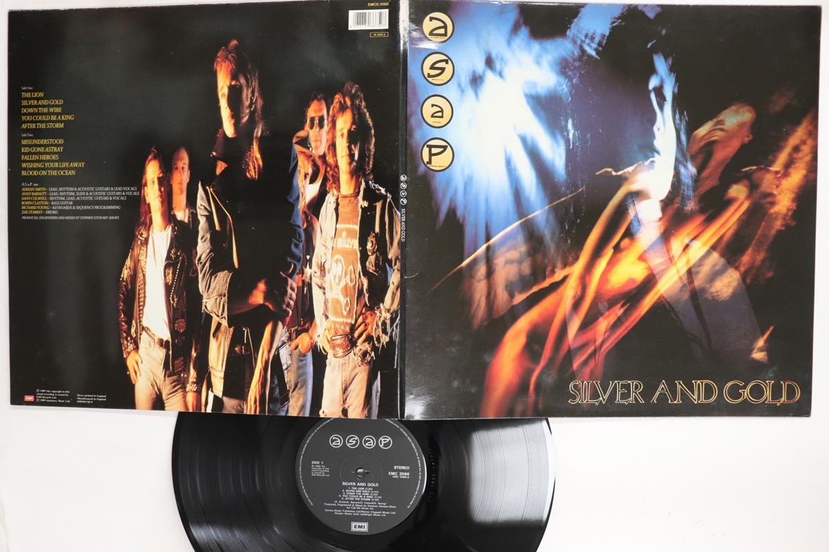 

LP Record ASAP Silver And Gold EMC3566 EMI 1989 UK Rock Used