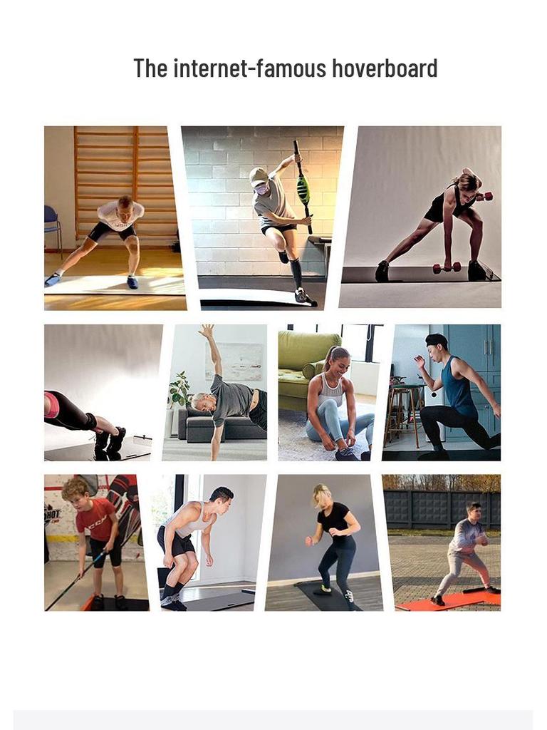 Speed Skating Sliding Pad: Home Fitness, Fat Burning, Leg Slimming & Hip Lifting Yoga Equipment