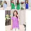New Fashion Women's Loose Casual Chiffon Summer Short Sleeve T-shirt Blouse Elegant And Breezy