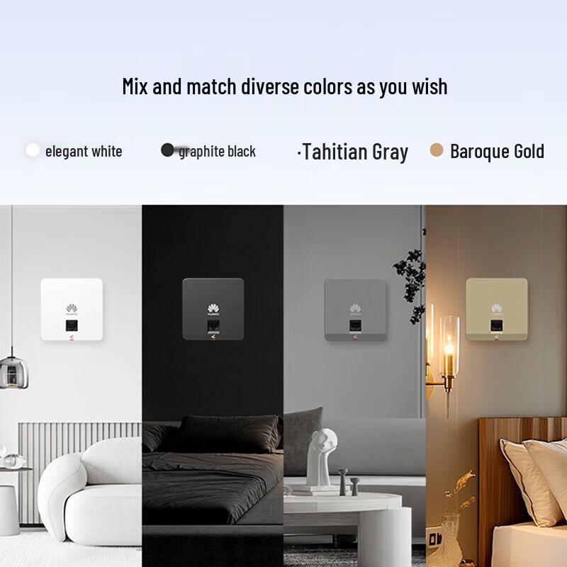 Huawei Whole Home WiFi 6 Set with PoE Switch and Panel Router (CN Version)