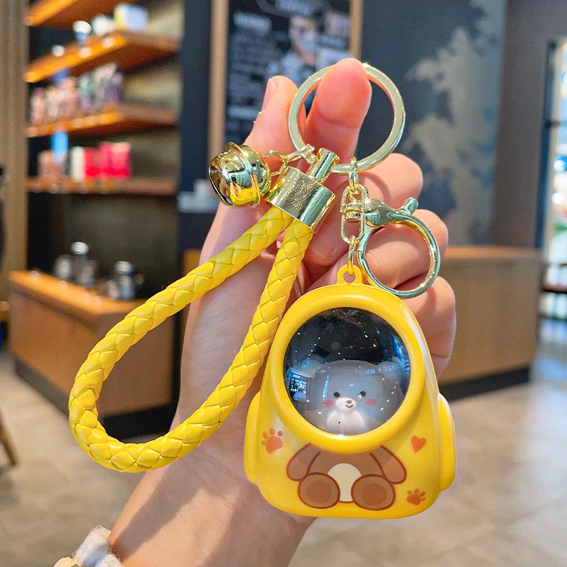 Stylish Astronaut Keychain & Glow-in-the-Dark Backpack Pendant Set