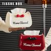 1pc Creative Dinner Napkin Holder Premium Desktop Tissue Box for Living Room and Coffee Table Decor Creative Napkin Storage Box
