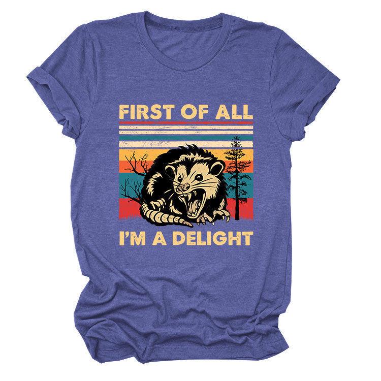 Unisex Summer Delight Round Neck T-Shirt