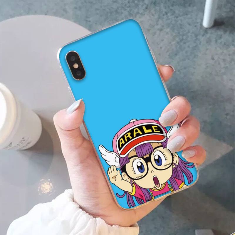 Yinuoda Cartoon Dr Slump Arale Phone Case for iPhone 11 12 13 Mini Pro XS MAX 8 7 6 6S Plus X 5S SE 2020 XR Case