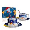 Picasso Nordic Style Ceramic Coffee Cup & Saucer Set