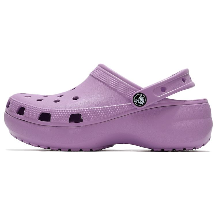 Crocs Classic Platform Clog EVA Sport Sandals Women clogs Light-Purple 206750-5PR