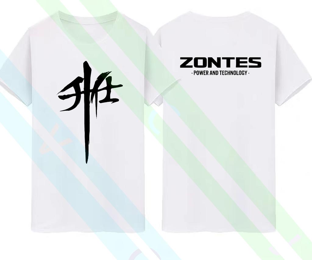 Summer For Zontes G1 125 Zt125 G1 Zt125u Zt 125 U Zx New Combed Cotton Short Sleeve Tshirt Unisexs Round Neck Printed Tshirt