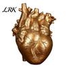 Resin Flower Vase Heart Shaped Vases, Vase, Creative Holder, Modern Art Decorative Style for Home Wedding Valentine Gift Desktop Living Room