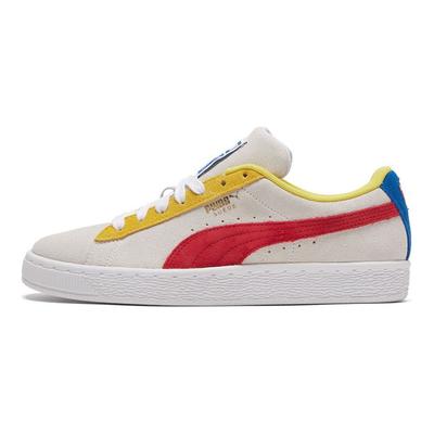Sneakers Suede Classic Low Top Sneakers Unisex Bianco Giallo 365347-89