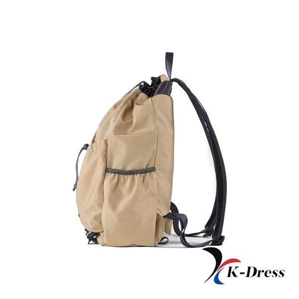 RAWROW String Rucksack Beige Daily Unisex Travel Backpack for Students, Laptop Bag for Professionals