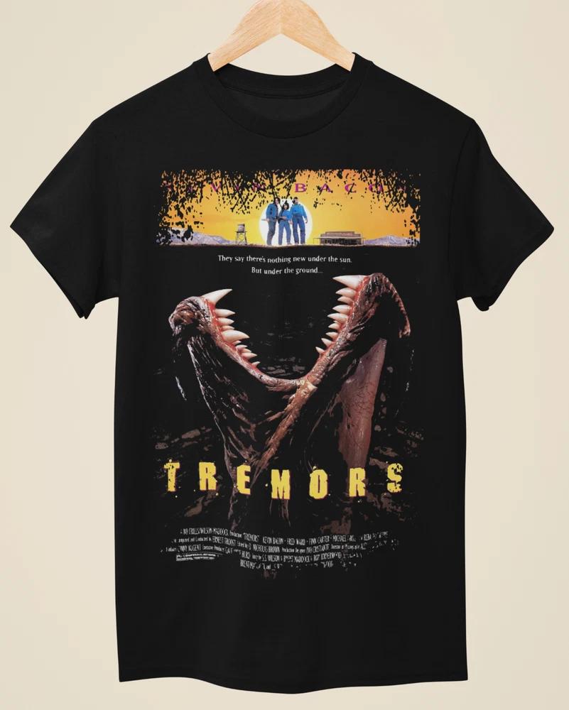 Tremors Movie Poster Inspired Unisex Black TShirt S