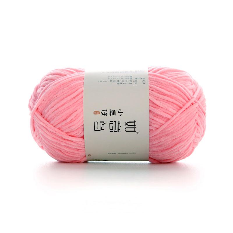 50g/Roll 2mm Thin Chenille Yarn Hand-Woven DIY Doll Craft Scarf Woven Soft Warm Yarn Blanket Crochet Knitting Thread 145 Meters