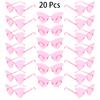 20 Pcs Rimless Butterfly Shaped Sunglasses Women  New In Fashion Multicolor Decor Sun Glasses Trendy Stylish Lady Shades