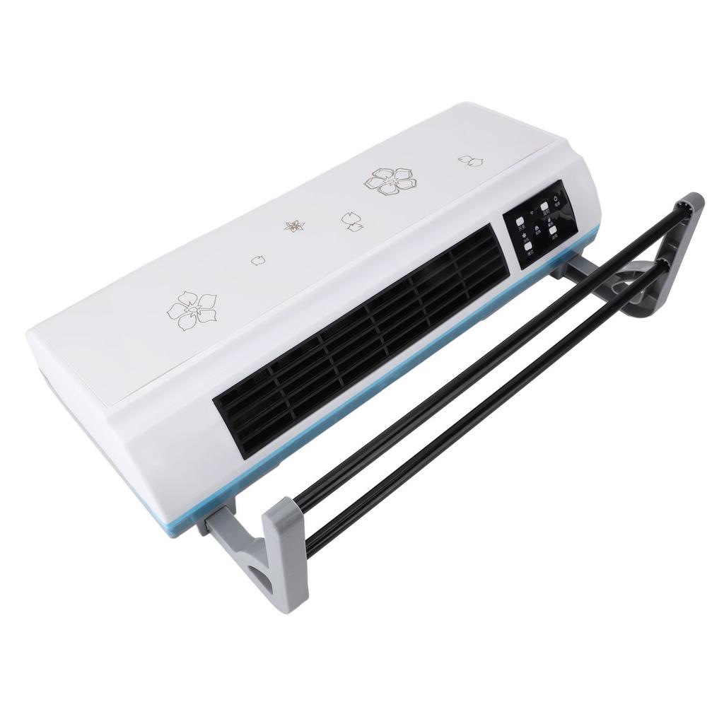 Wall Heater Waterproof Nature Warm Wind Auto Constant Temp Electric Air Heater with Remote for