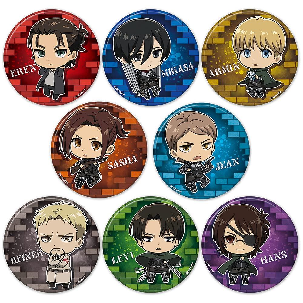 Attack on Titan Trading Can Badges Vol.4 (Box)