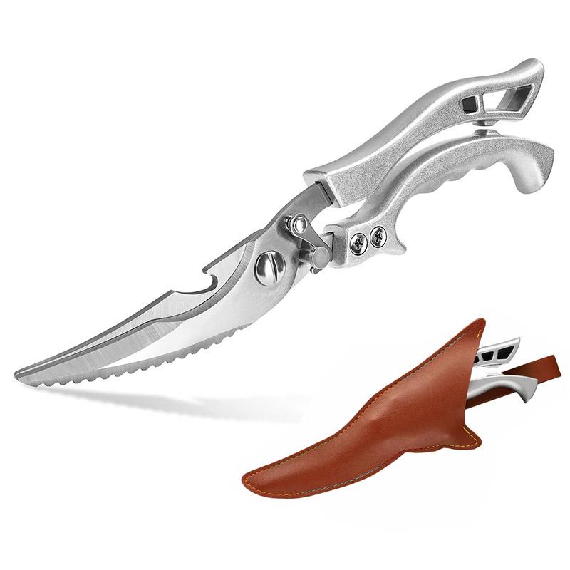 Kitchen Scissors Heavy Duty Meat Fruit Boning Fishing Hunting Camping  Professional Stainless Steel Chicken Bone Kitchen Shears