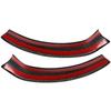 2Pcs Carbon Fiber Steering Wheel Decoration Strip Frame Trim for Alfa Romeo Giulia 17 18