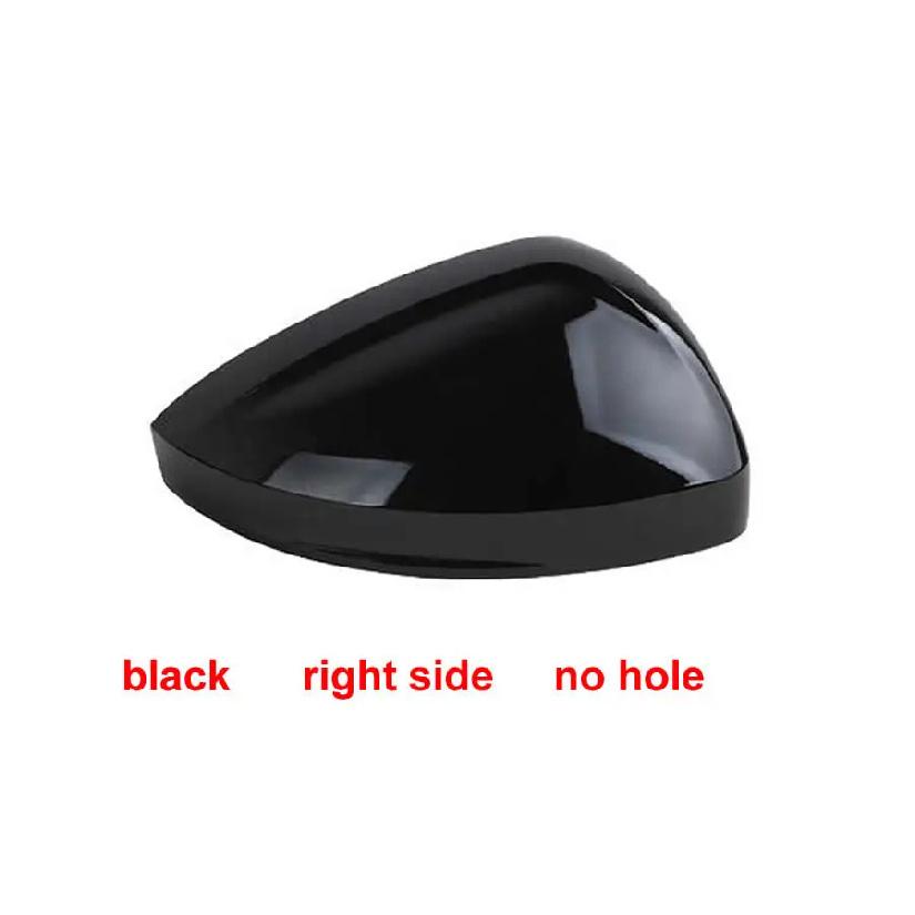 For Volkswagen VW Touareg    -2024 Car Reversing Mirror Cover Rearview Mirrors Housing Rear Shell Black