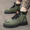Fashion CYYTL Mens Boots Ankle Casual Winter Shoes Cowboy Combat Tactical Motorcycle Leather Chelsea Work Outdoor Hiking Luxury Designer
