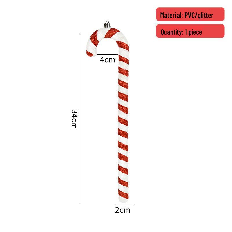 

Red, White & Green Glitter Painted Christmas Ornaments: Cane Net Photography Props (15-90)