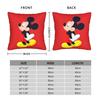 Mickey Mouse Kuddfodral Polyester Kudde för Soffa Söt Känd Tecknad, Avslappnade Kuddfodral