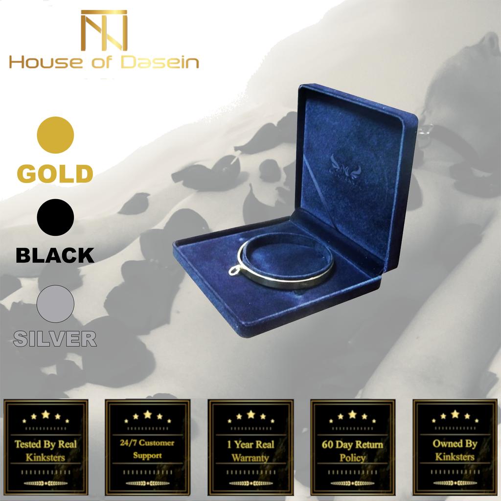 Gold Black Silver Polished Stainless Steel Slave Choker  Collar Collars & Leashes