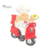 Decorative Note Holders 3D Cartoon Chef Refrigerator Magnet, Resin Baker Fridge Magnets Memo Notes Photo Holder for Home Decor Magnet