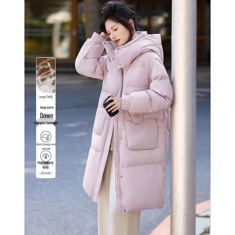 

Si Shui Nian Hua Women s Hooded Duck Down Jacket M