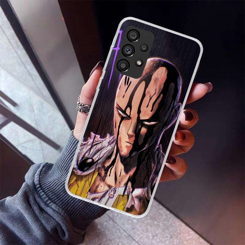 One P-Punch-Man Saitama King Phone Case For Samsung Galaxy A17 A57 A37 A16 A26 A36 A56 A15 A25 A35 A55 A14 A13 A54 A53 A34 A24 A