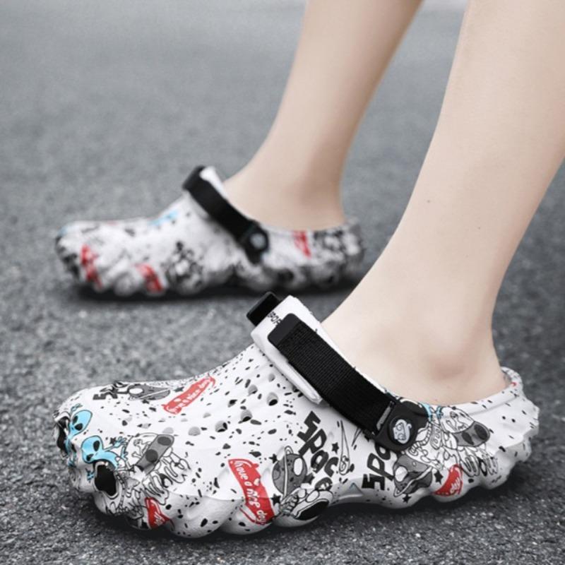 Fashion Plus Size Unisex Slippers 2025 New Soft Soled Men's Slippers Outdoor Thick Soled Wear-resistant Beach Casual Wedges Sandals36-47