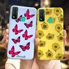 For Funda Huawei P Smart 2020 Case Coque Popular Lavender Flower Phone Case For Huawei P Smart 2020 6.21" Soft Shockproof Bumper