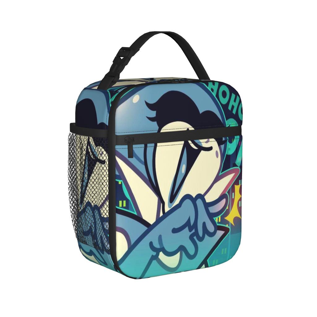 Lancer Face  Thermal Insulated Lunch Bags for Travel  Reusable Bento Box Men Women Cooler Thermal Lunch Box