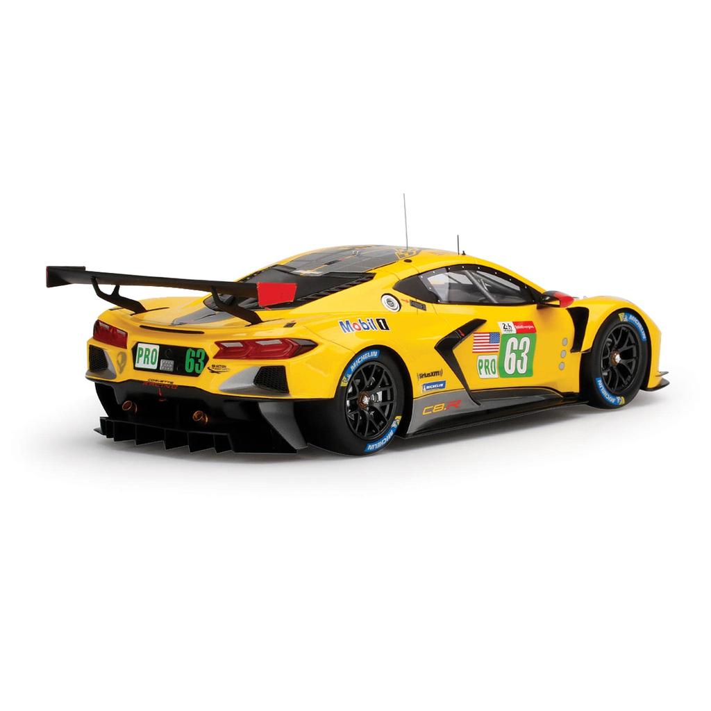 TOP SPEED Scale Chevrolet Corvette Le Mans 24 Hours 2021 GTE PRO 2nd Place Corvette Racing Finished Model TS0380 1/18 C8.R #63
