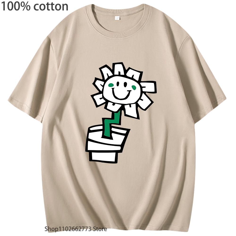G-green Day Rock Tshirt Kerplunk Flower T-Shirts for Women/Men T Shirt Rock Tees 100%Cotton Summer Clothing Unisex Y2k