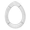 Yousheng 6 Pcs DIY Wreath Frame Metal Wreath Form Easter Rabbit Egg Bee Honeycomb Wire Frame for Wreath Crafting Holiday Hanging Decor