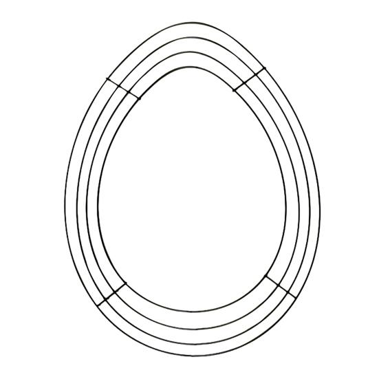 Yousheng 6 Pcs DIY Wreath Frame Metal Wreath Form Easter Rabbit Egg Bee Honeycomb Wire Frame for Wreath Crafting Holiday Hanging Decor