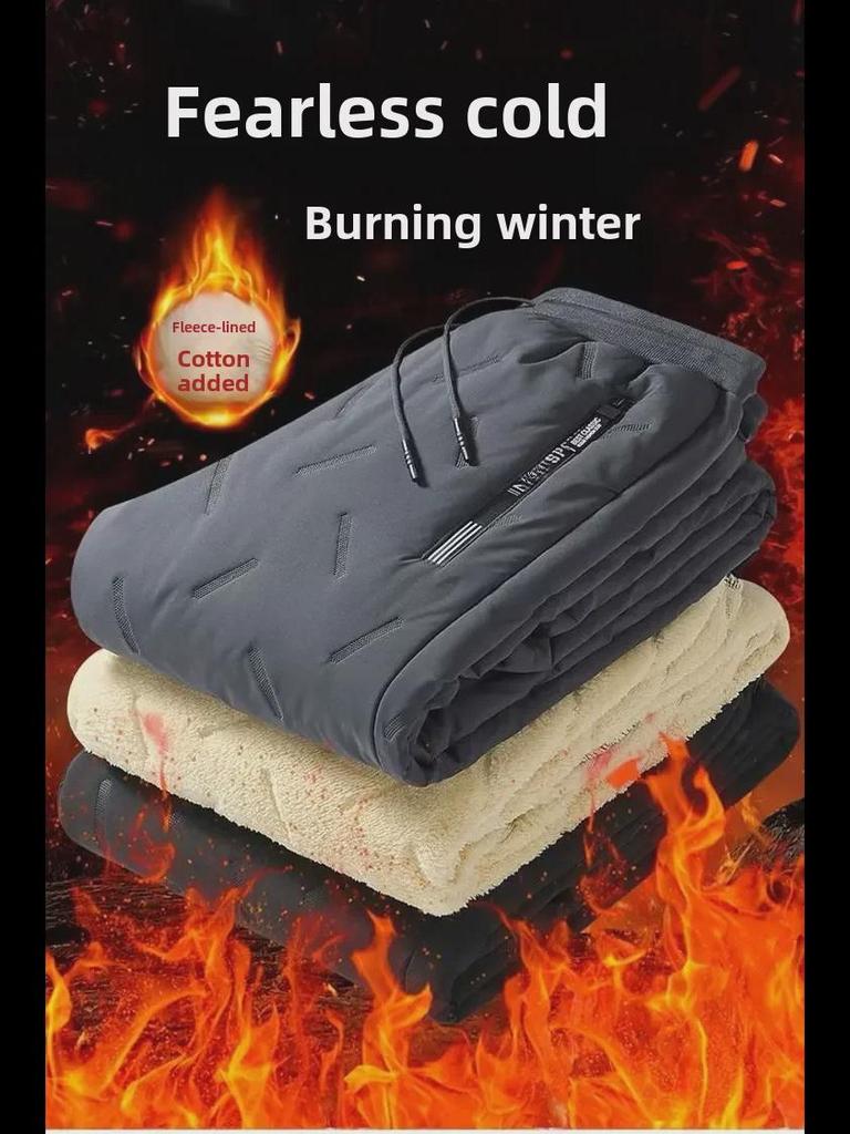 Mångsidiga Varma Bomullsbyxor för Höst och Vinter