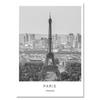 Black And White Abstract Wall Art Canvas Painting Paris London New York Posters Prints Nordic World City Landscape Picture Decor