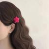 1 Pair Sweet Pink Bow Star Hair Clips Heart Barrette with Glittery Star Design, Perfect for & Women'S Fashion Accessories, Cute Hair Clip
