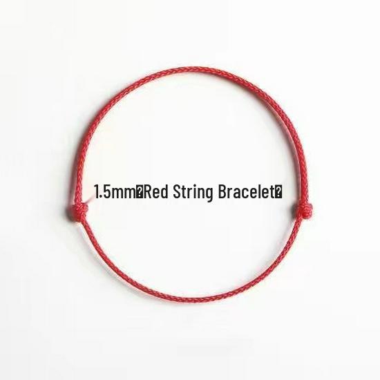 Nafu Czerwony Sznurkowy Bransoletka i Bransoletka na Kostkę: Damski Prosty Design, Regulowany dla Par, Studentów lub jako Prezent Benmingnian.