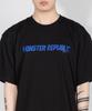 MONSTER REPUBLIC Monster Basic Logo Blue T-Shirt Black