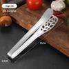 2-Piece Stainless Steel Anti-Scald Food Tongs Set