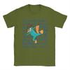 Perry il Platypus Cartone Animato Anatra Unisex T-shirt Novità Manica Corta Girocollo T-shirt Puro Cotone Stampa Top