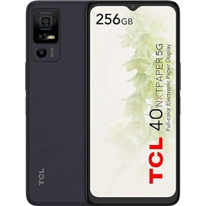 Smartphone TCL 40 NXTPAPER 5G - 6,6" Écran 90Hz - 12Go - 256Go - Noir