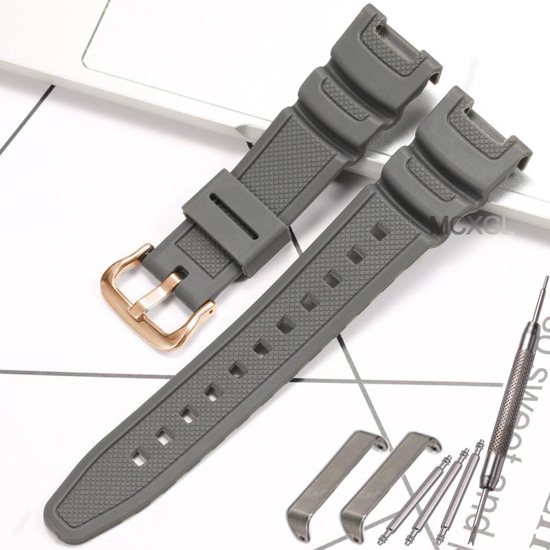 SGW100 Resin Strap For Casio SGW-100 Replacement Watch Strap10304195 Replacement Watchband SGW-100-1VH Wristband