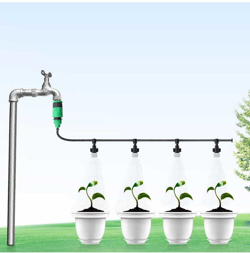 Micro-spray Cooling System Kit Balcony Greenhouse Spray Irrigation Automatic Watering Device