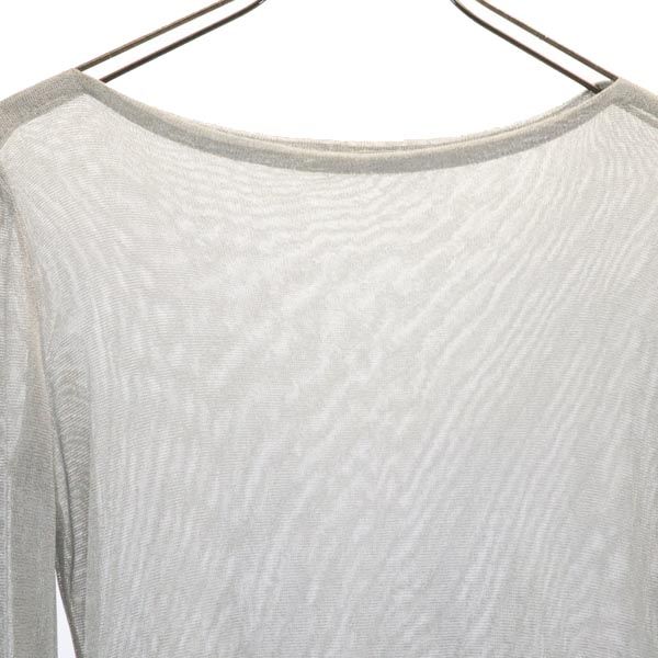 Emporio Armani Made In Italy Long Sleeve One Piece USA4 Gray Women Used