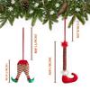 New Elf Leg Christmas Tree Ornaments and Branch Decorations